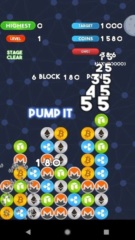 CryptoPop gameplay